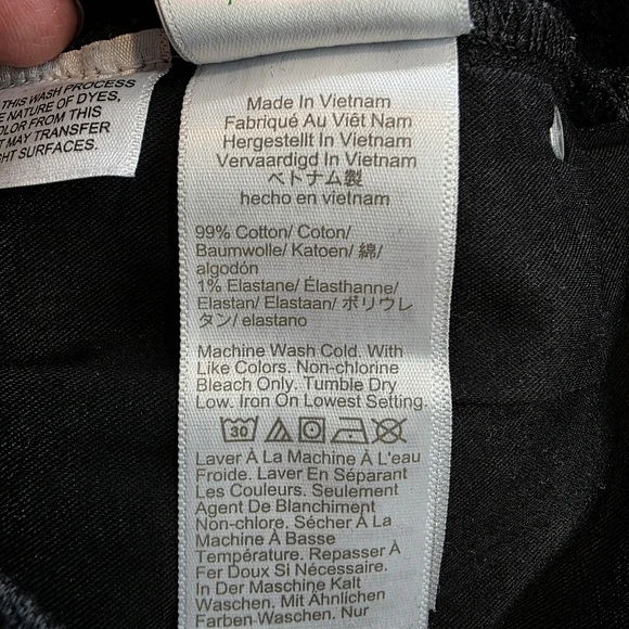 J. Crew Denim Trouser In 1996 Semi-stretch Black Wash Wide Leg Jeans sz 27 - Picture 7 of 12